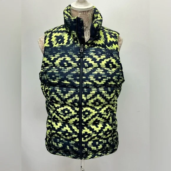 THE NORTH FACE Women’s Navy and yellow NUPTSE 2 Puffer vest size M - Picture 9 of 14